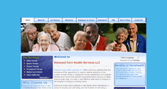 Desktop Screenshot of diamondcareonline.com